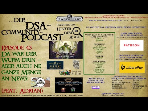 Da war der Wurm drin - aber auch ne ganze Menge an News! (feat. Adrian) (Podcast #43)