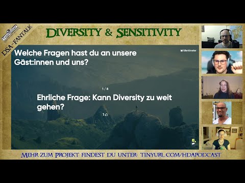 Diversity &amp; Sensitivity in DSA - Teil 2: Eigene Spielrunde (8. DSA-Fantalk) VC#030-2