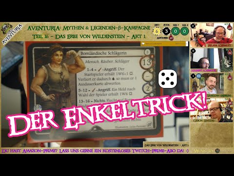 !AVENTURIA 1.5: Wer ist der ERBE? - Das Erbe von Wildenstein DC Akt 1 - β-Kam. Teil 16 (Actual Play)