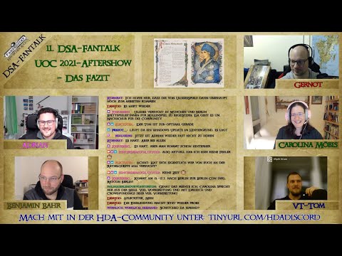 UOC 2021-Aftershow-Fantalk - 3. Tag: Unser Fazit (11. DSA-Fantalk) VC#038