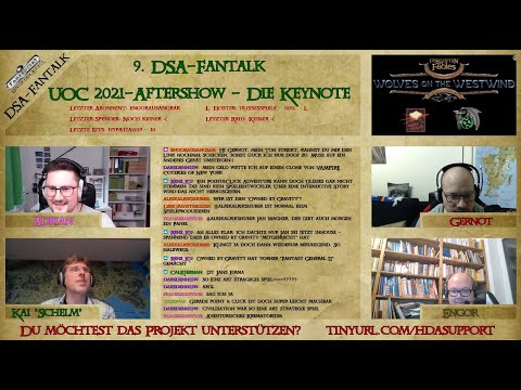 UOC 2021-Aftershow-Fantalk - 1. Tag: Die Keynote (9. DSA-Fantalk) VC#036